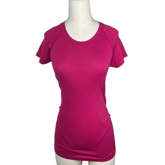 Lululemon Swiftly Tech Short Sleeve Shirt 2.0 Ripened Raspberry Sz 4 NWT - Picture 6 of 10